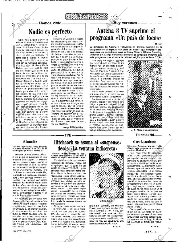 ABC MADRID 20-02-1990 página 133