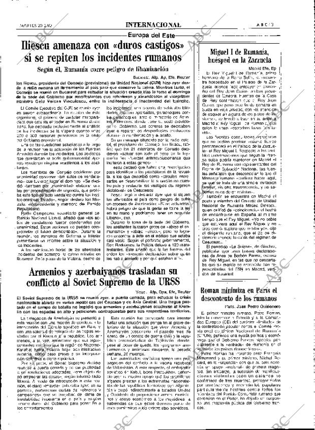 ABC MADRID 20-02-1990 página 31