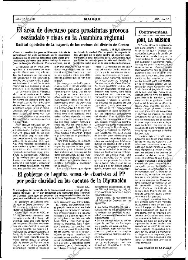 ABC MADRID 20-02-1990 página 37