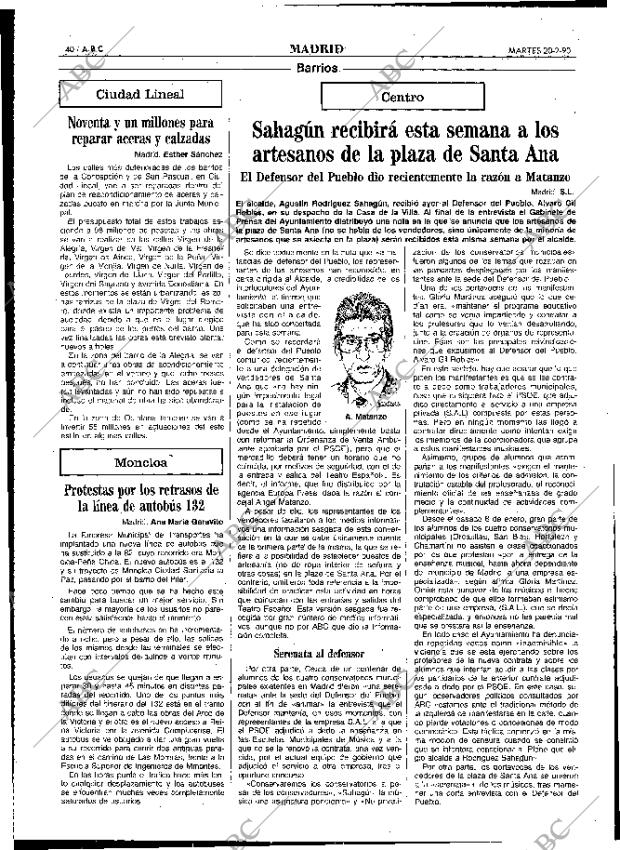 ABC MADRID 20-02-1990 página 40