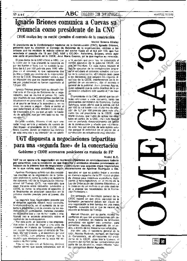 ABC MADRID 20-02-1990 página 76