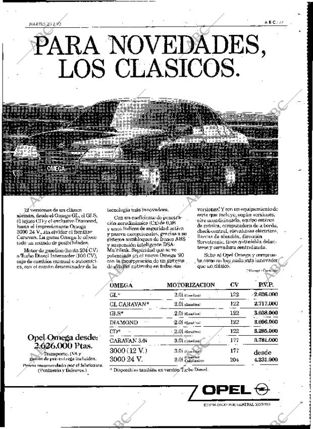 ABC MADRID 20-02-1990 página 77