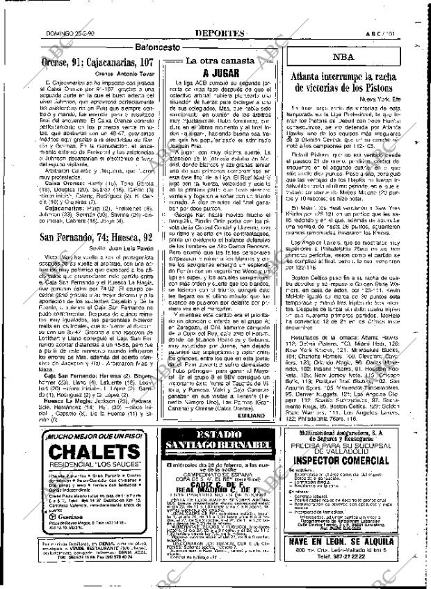 ABC MADRID 25-02-1990 página 101