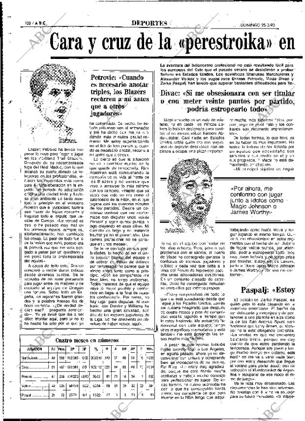 ABC MADRID 25-02-1990 página 102