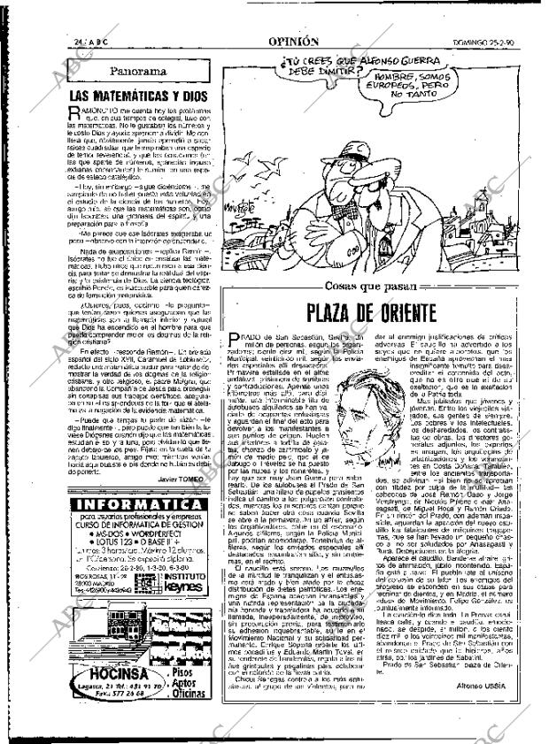 ABC MADRID 25-02-1990 página 24