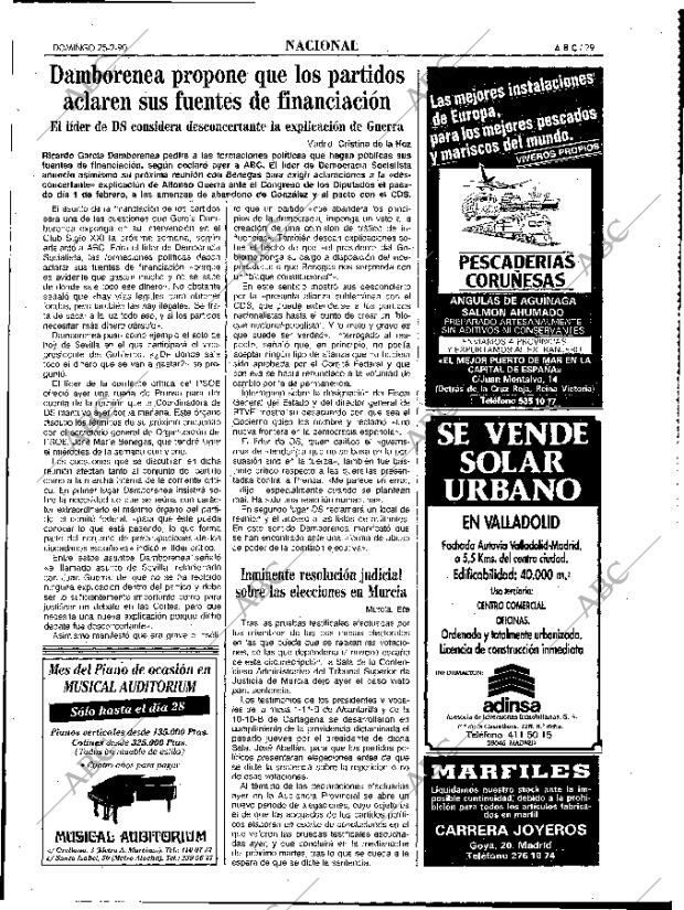 ABC MADRID 25-02-1990 página 29