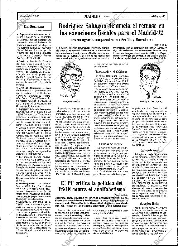 ABC MADRID 25-02-1990 página 43