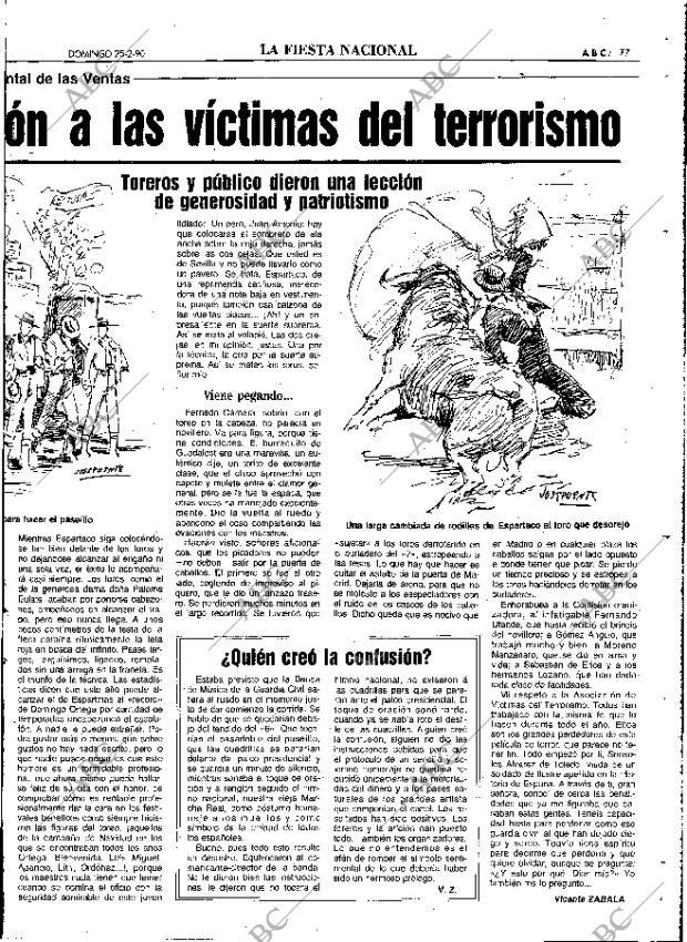 ABC MADRID 25-02-1990 página 77
