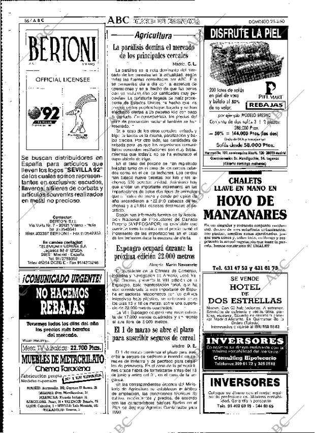 ABC MADRID 25-02-1990 página 86