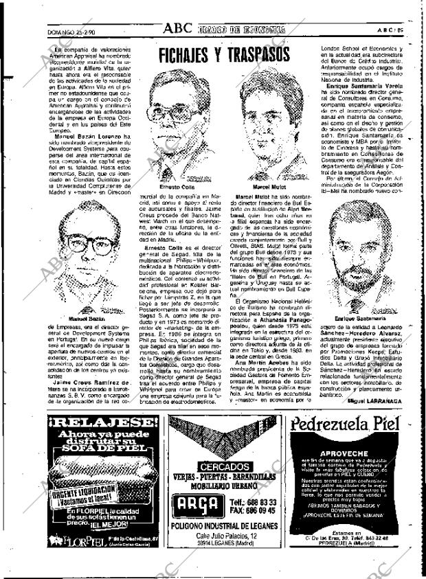 ABC MADRID 25-02-1990 página 89