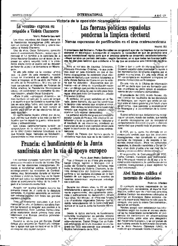 ABC SEVILLA 27-02-1990 página 23