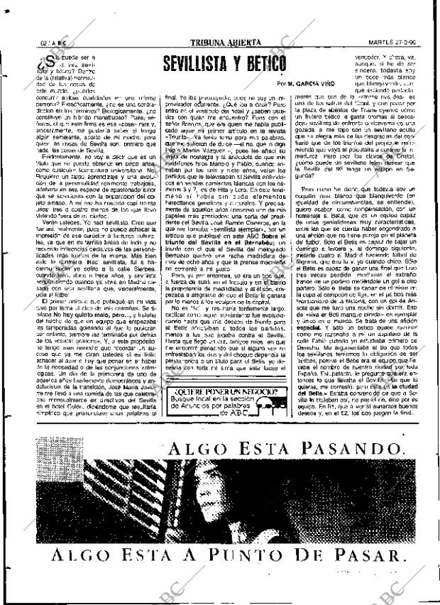 ABC SEVILLA 27-02-1990 página 62