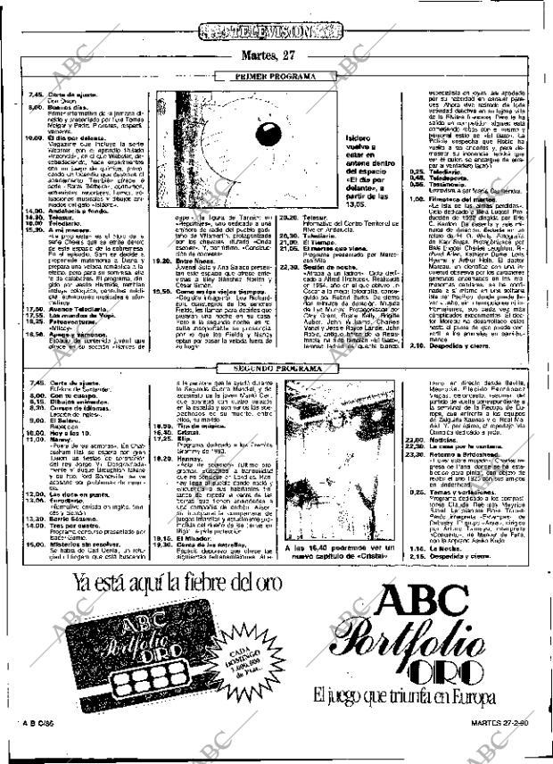 ABC SEVILLA 27-02-1990 página 86