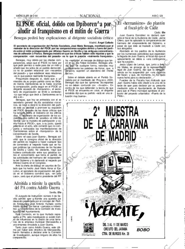 ABC MADRID 28-02-1990 página 23