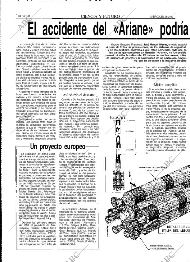 ABC MADRID 28-02-1990 página 64