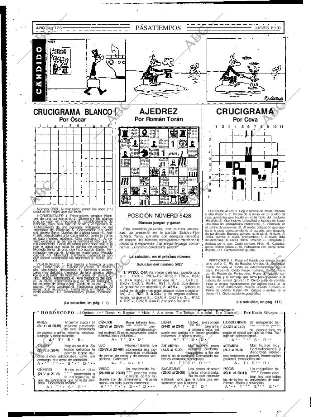 ABC MADRID 01-03-1990 página 128