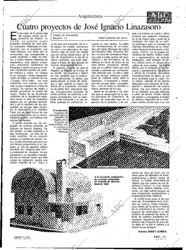 ABC MADRID 01-03-1990 página 141