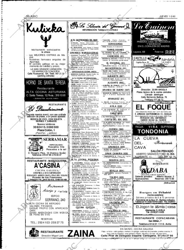 ABC MADRID 01-03-1990 página 36