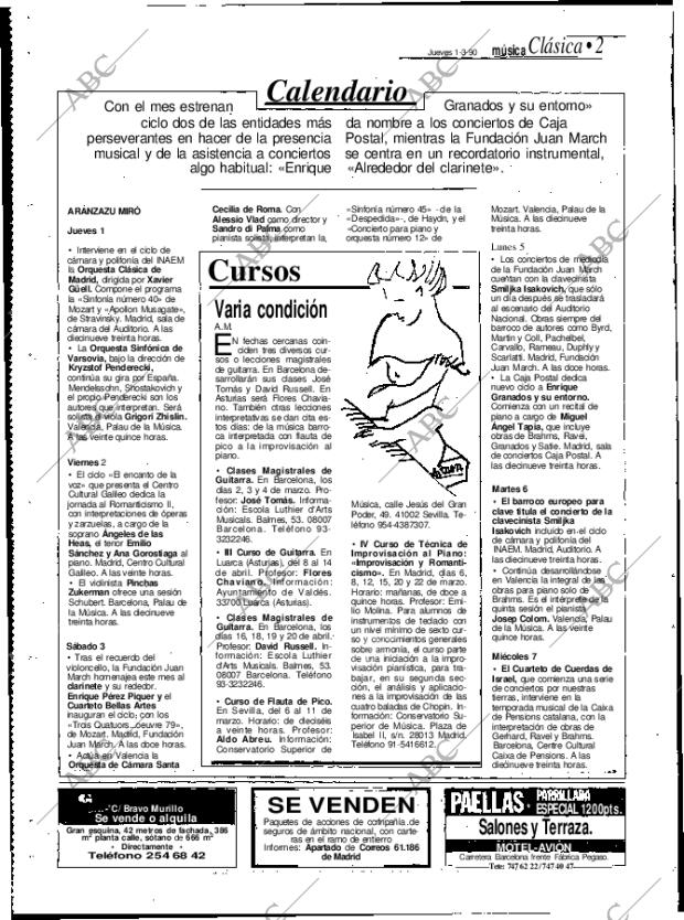 ABC MADRID 01-03-1990 página 86