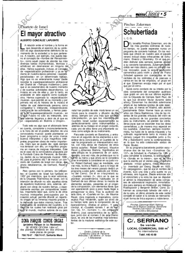 ABC MADRID 01-03-1990 página 89