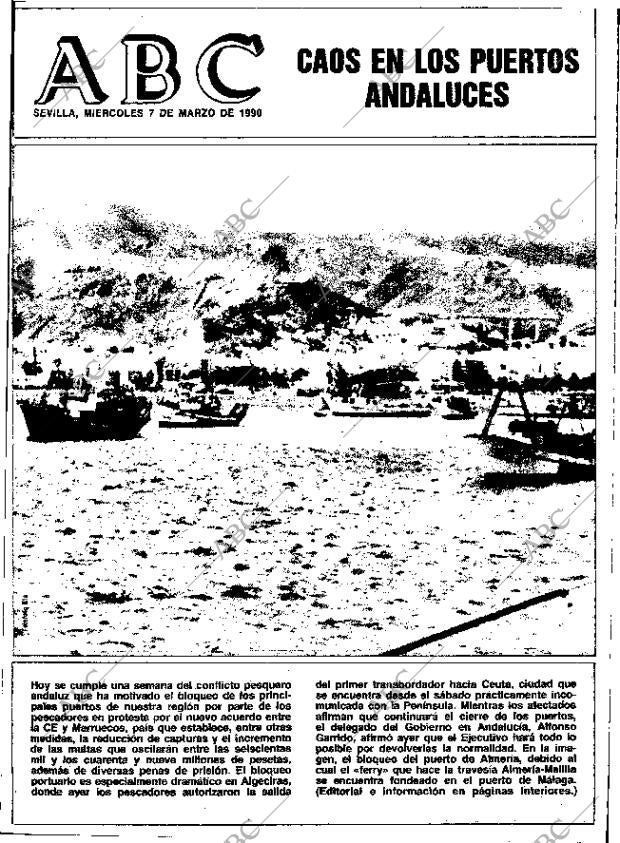 ABC SEVILLA 07-03-1990 página 1