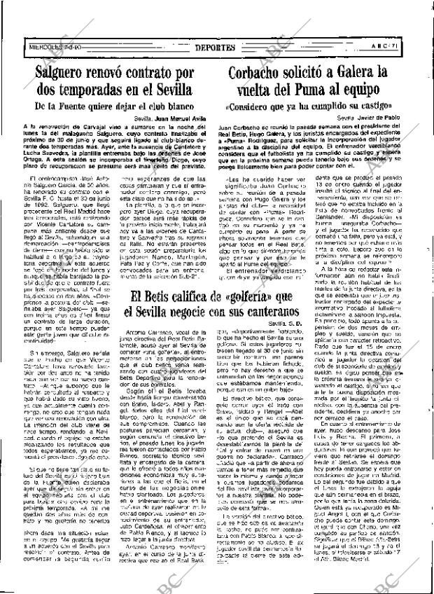 ABC SEVILLA 07-03-1990 página 71