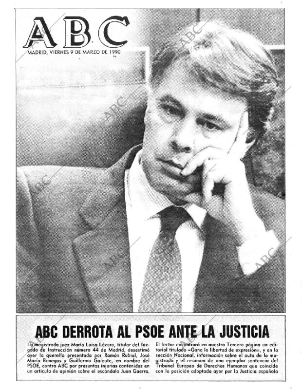 ABC MADRID 09-03-1990 página 1