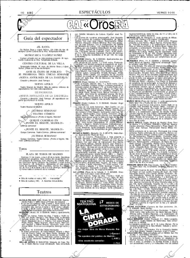 ABC MADRID 09-03-1990 página 110