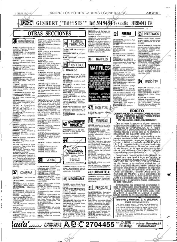ABC MADRID 09-03-1990 página 135
