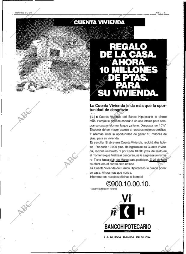 ABC MADRID 09-03-1990 página 61