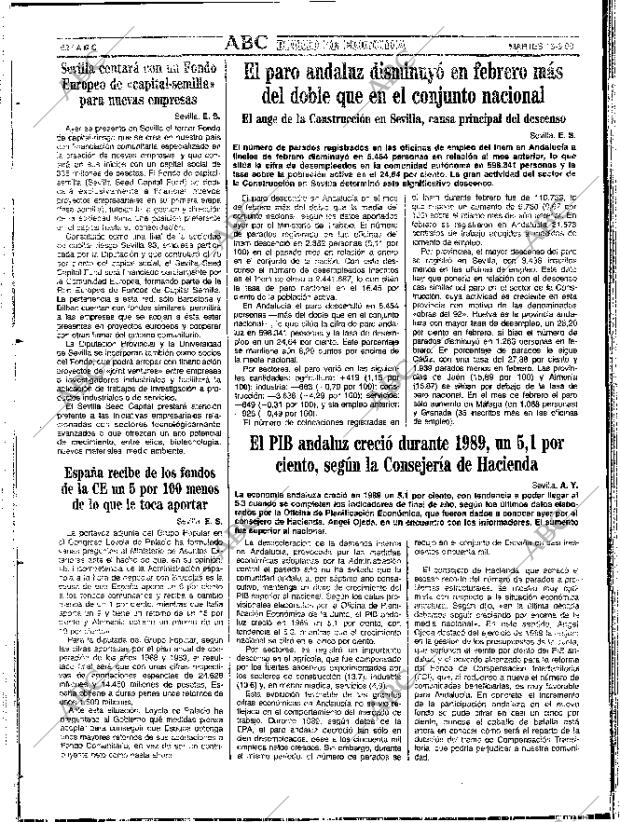 ABC SEVILLA 13-03-1990 página 62