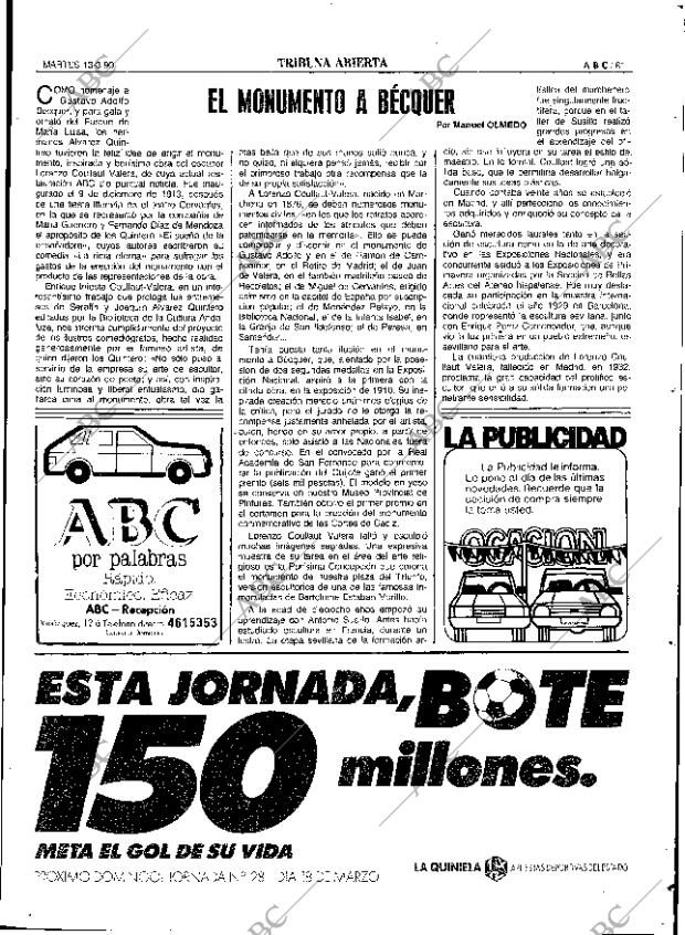 ABC SEVILLA 13-03-1990 página 81