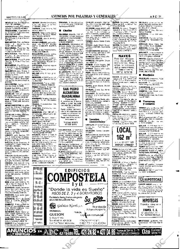 ABC SEVILLA 13-03-1990 página 91
