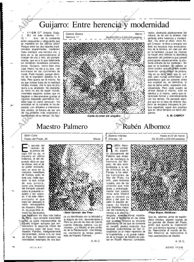 ABC MADRID 15-03-1990 página 142