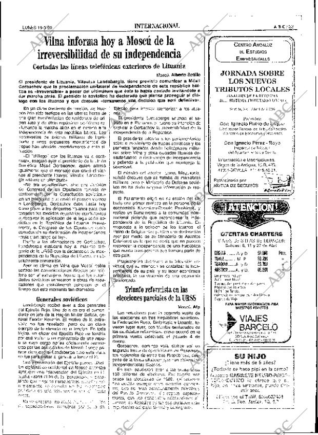 ABC SEVILLA 19-03-1990 página 23