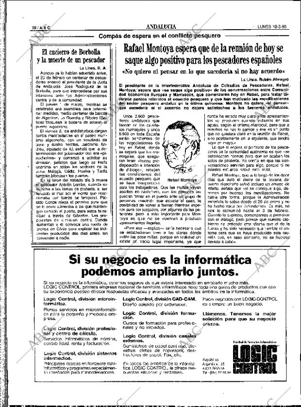 ABC SEVILLA 19-03-1990 página 28