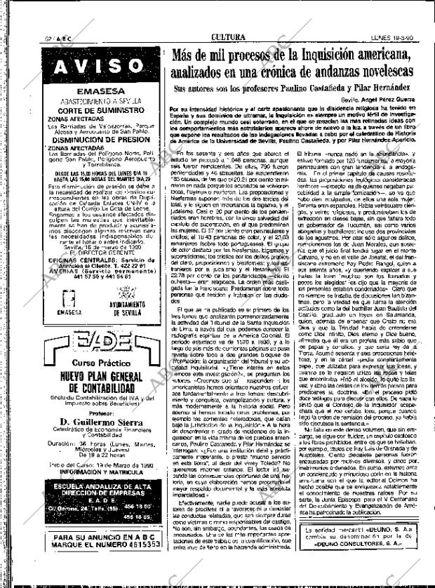 ABC SEVILLA 19-03-1990 página 52