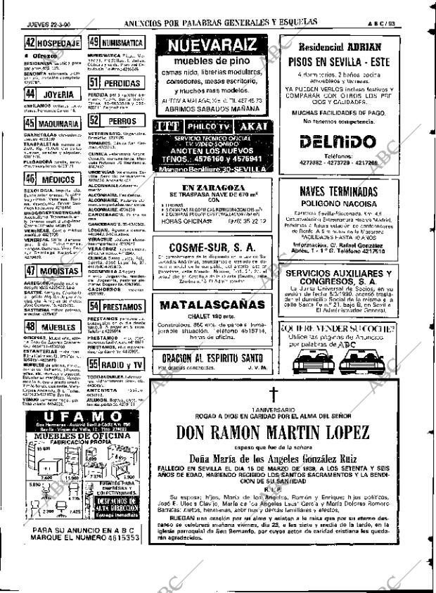 ABC SEVILLA 22-03-1990 página 101