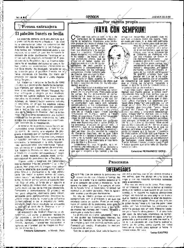 ABC SEVILLA 22-03-1990 página 14