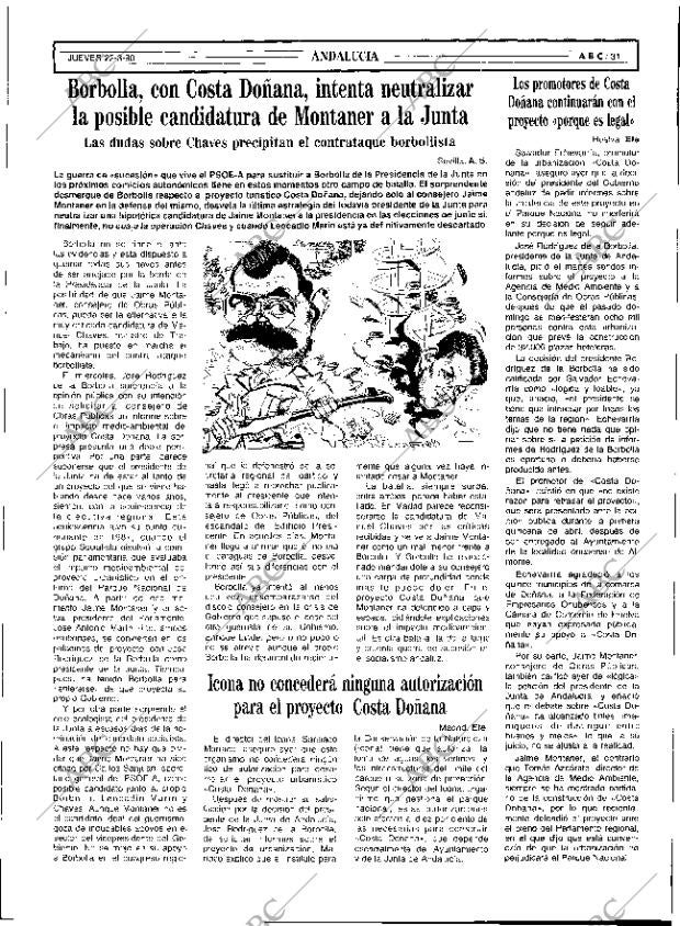 ABC SEVILLA 22-03-1990 página 31