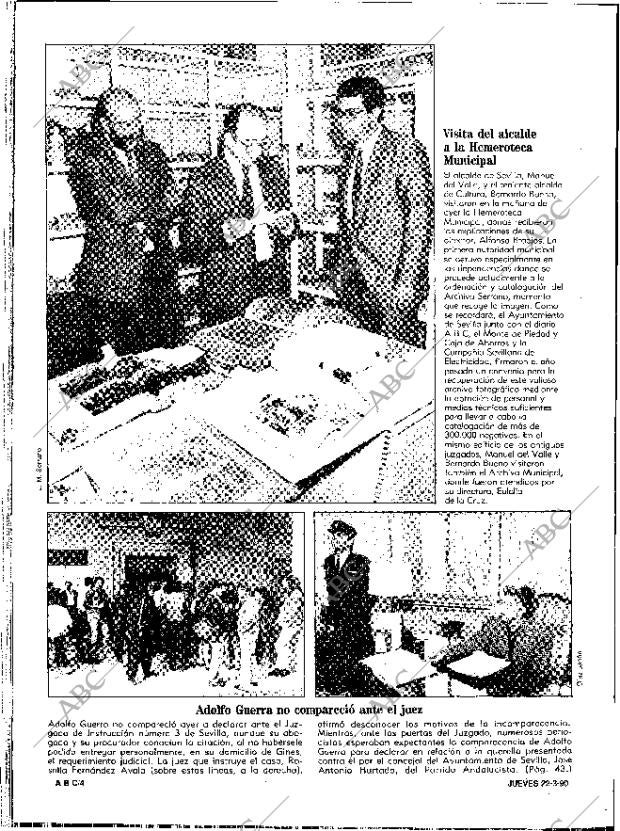 ABC SEVILLA 22-03-1990 página 4