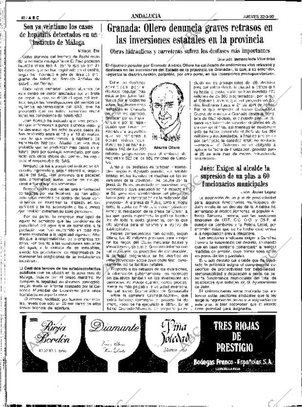 ABC SEVILLA 22-03-1990 página 40