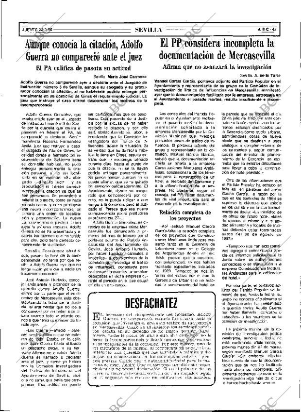 ABC SEVILLA 22-03-1990 página 43