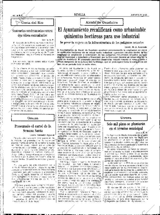 ABC SEVILLA 22-03-1990 página 48