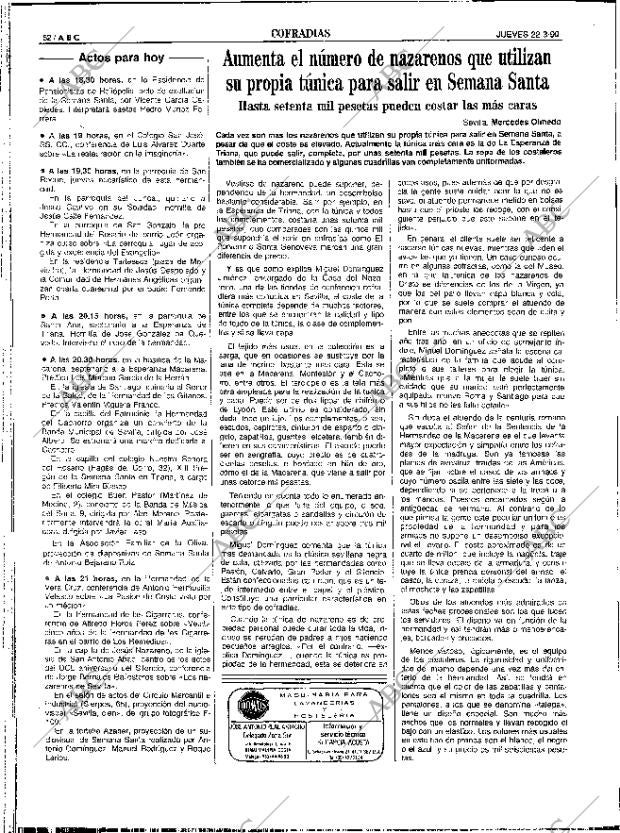 ABC SEVILLA 22-03-1990 página 52