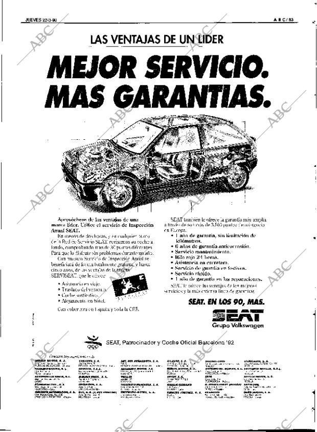 ABC SEVILLA 22-03-1990 página 91
