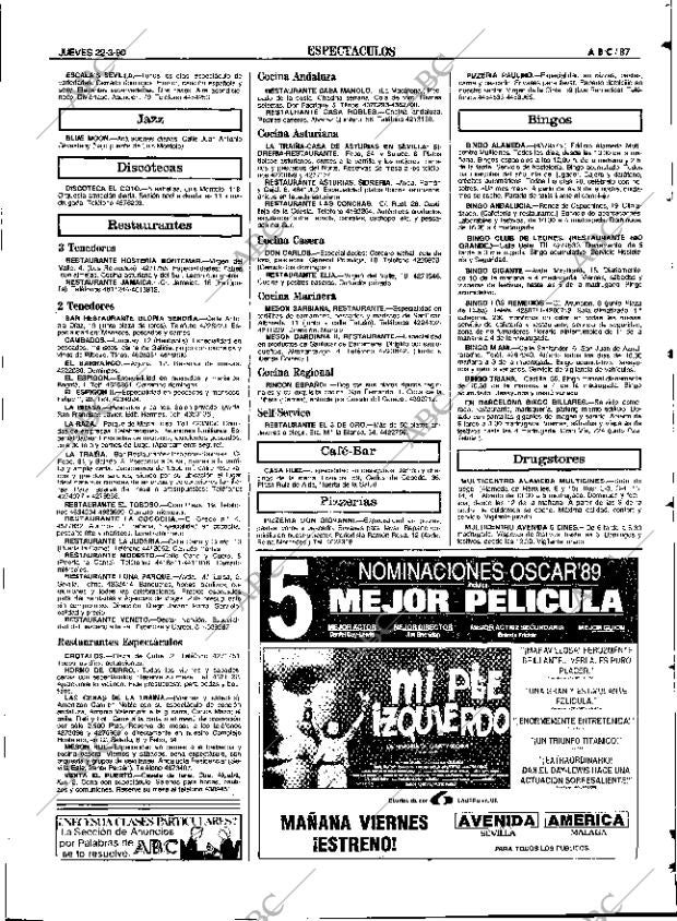 ABC SEVILLA 22-03-1990 página 95