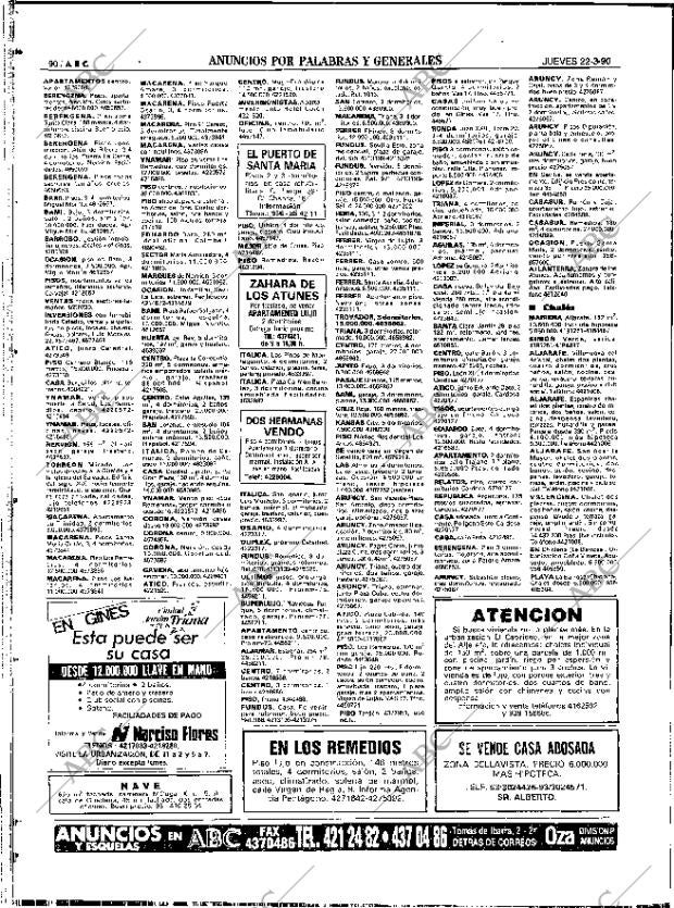 ABC SEVILLA 22-03-1990 página 98