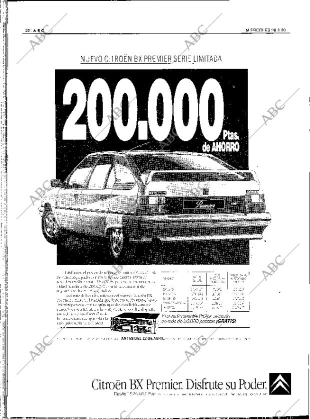 ABC SEVILLA 28-03-1990 página 22