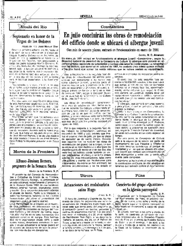 ABC SEVILLA 28-03-1990 página 46
